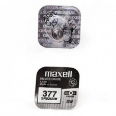 Батарейка для часов MAXELL SR-626SW (377) 1PC 0% Hg Оксид серебра