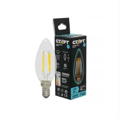 led-f-candle-e14-9w-40
